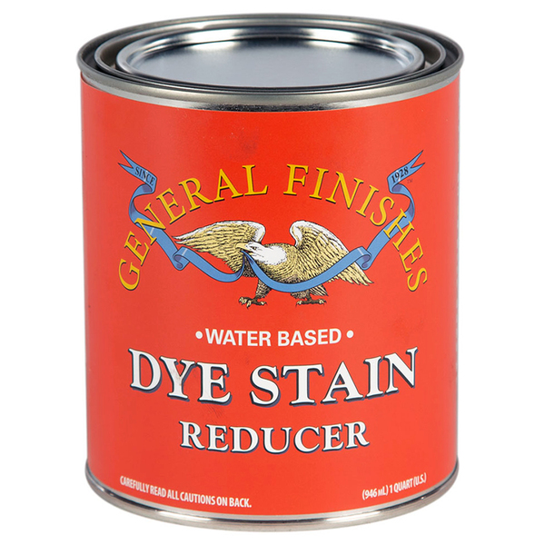 General Finishes 1 Qt Dye Stain Water-Based Wood Stain Reducer DQU